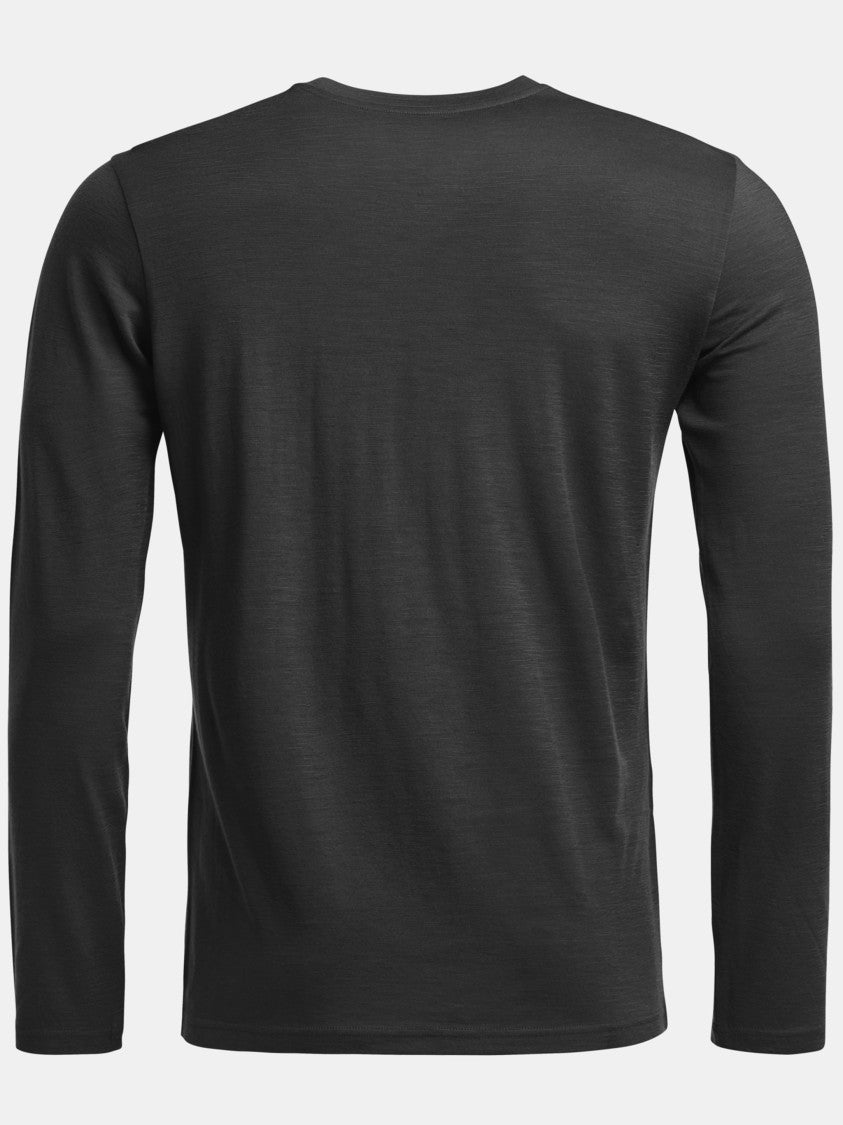 Ortovox Fitted Long Sleeve Top With Crew Neckline And Subtle Details
