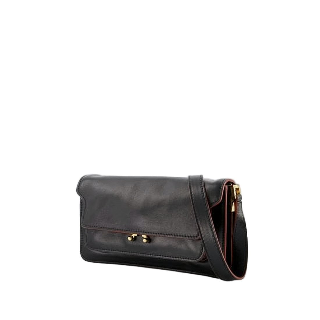 Marni Rectangular Leather Crossbody Bag
