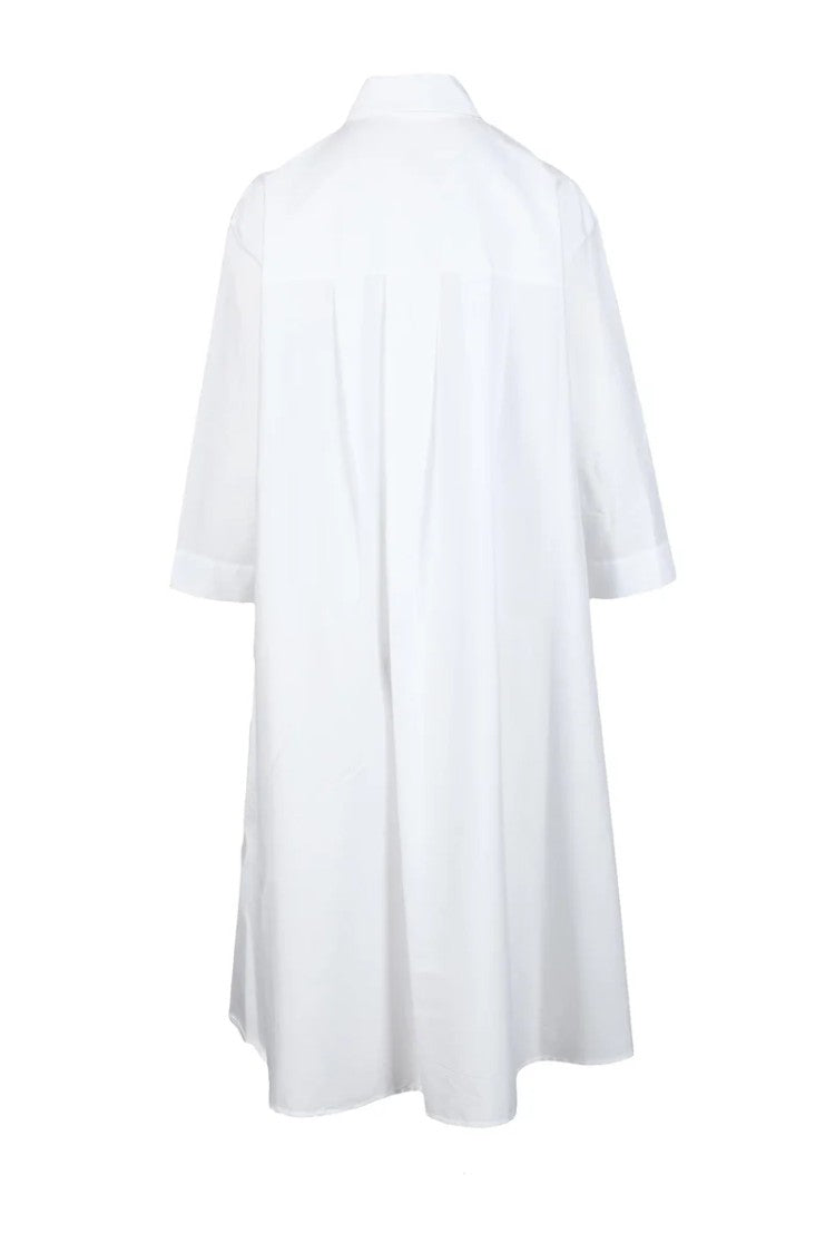 Max Mara Cotton Chemise Dress - White