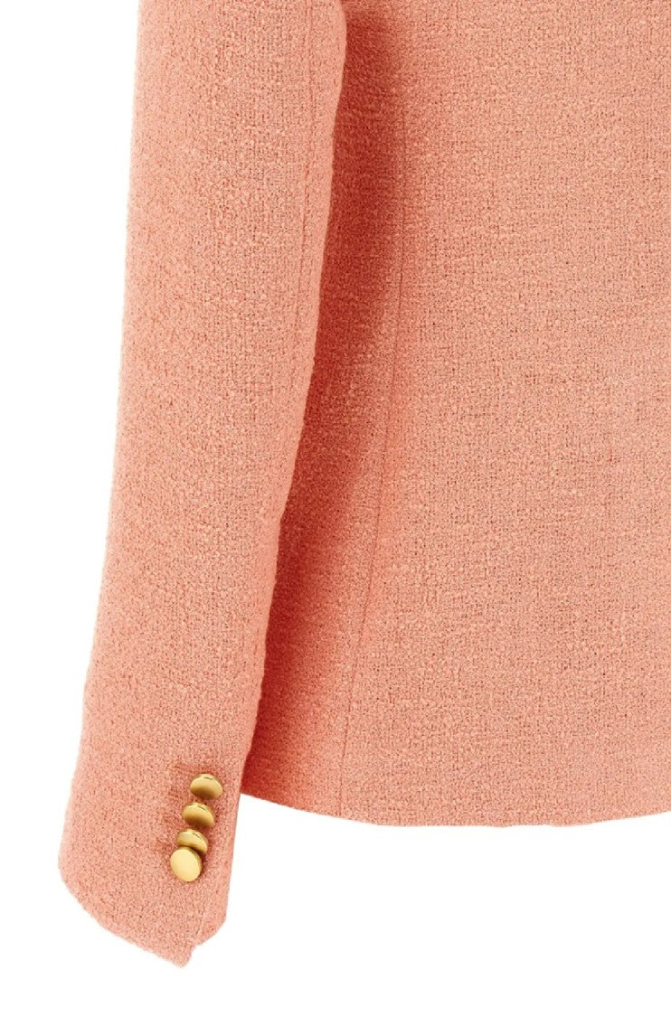 Tagliatore Double-Breasted Tailored Blazer With Gold Buttons