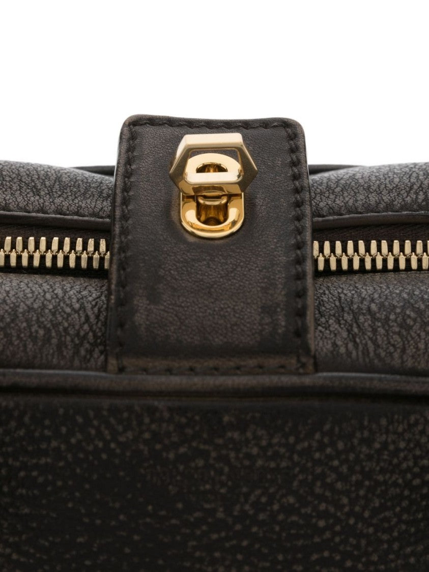 Golden Goose Structured Rectangular Shoulder Bag With Gold-Tone Hardware