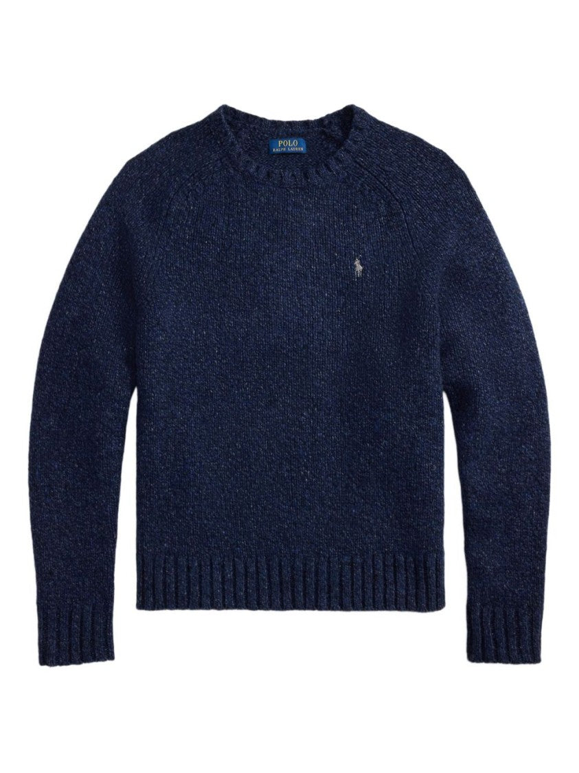 Polo Ralph Lauren Textured Navy Knitted Sweater