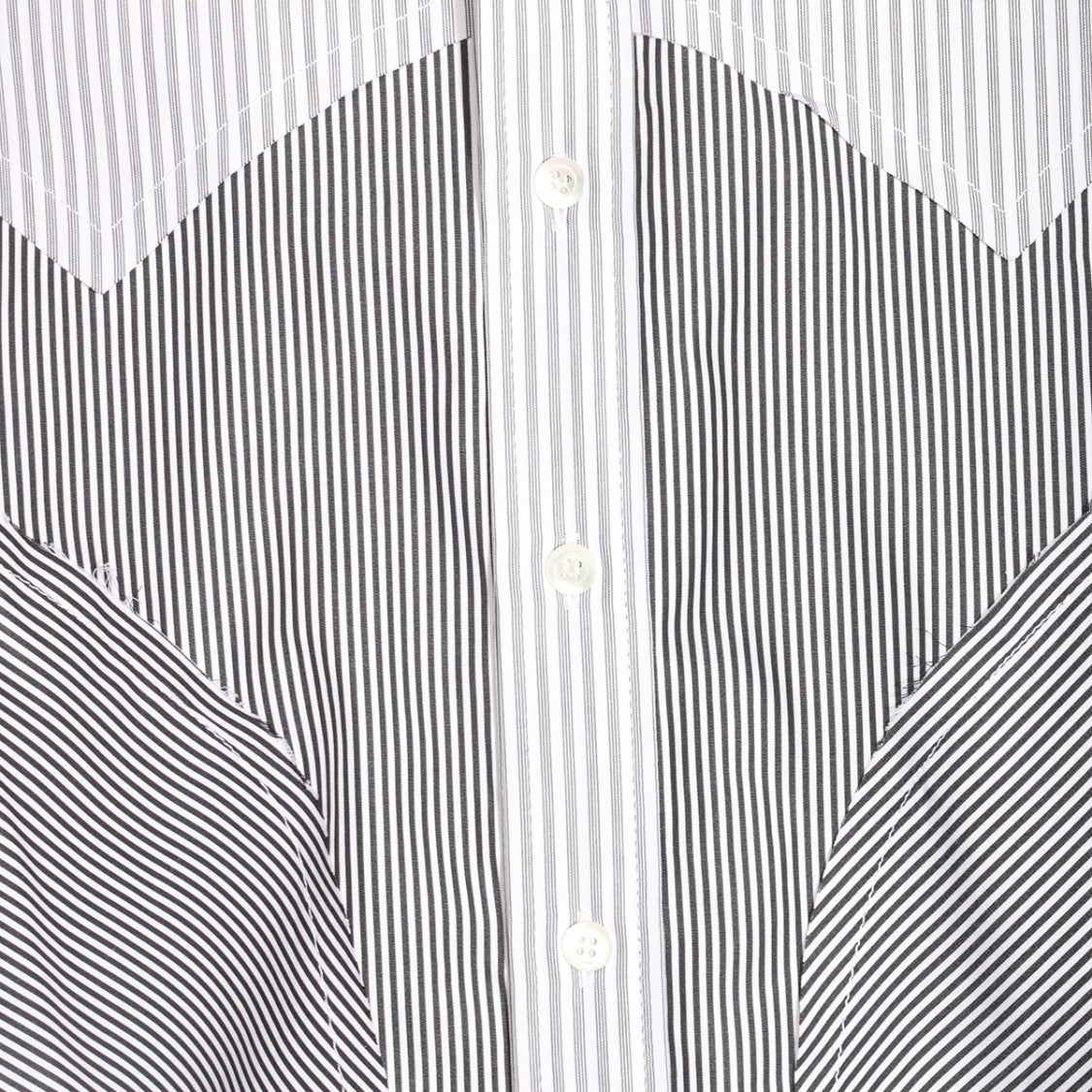 Maison Margiela White Cotton Buttons Fastening Shirt
