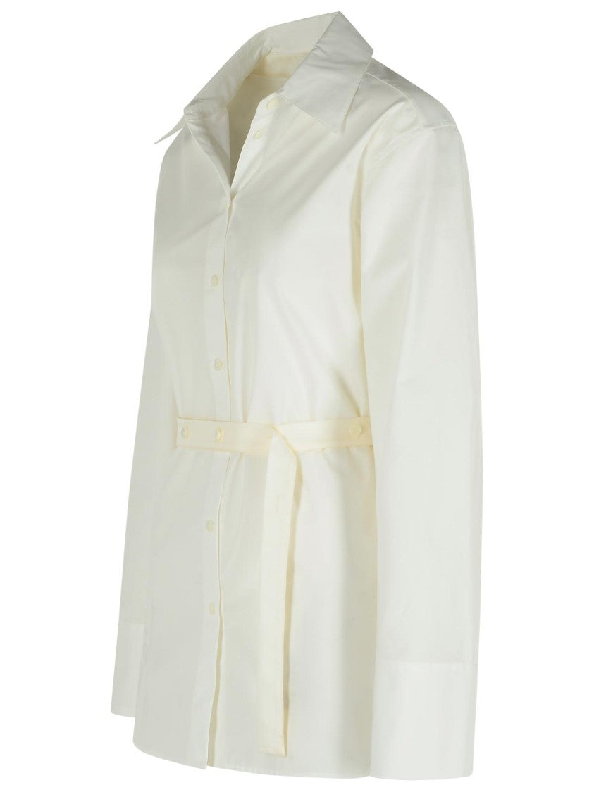 Róhe Combined Silk Poplin Vest-Shirt