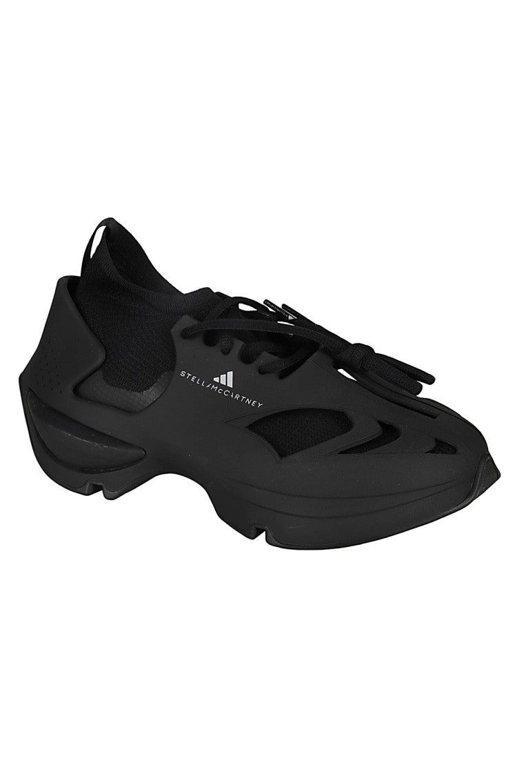 Adidas By Stella Mccartney Black Sportswear Run Sneakers
