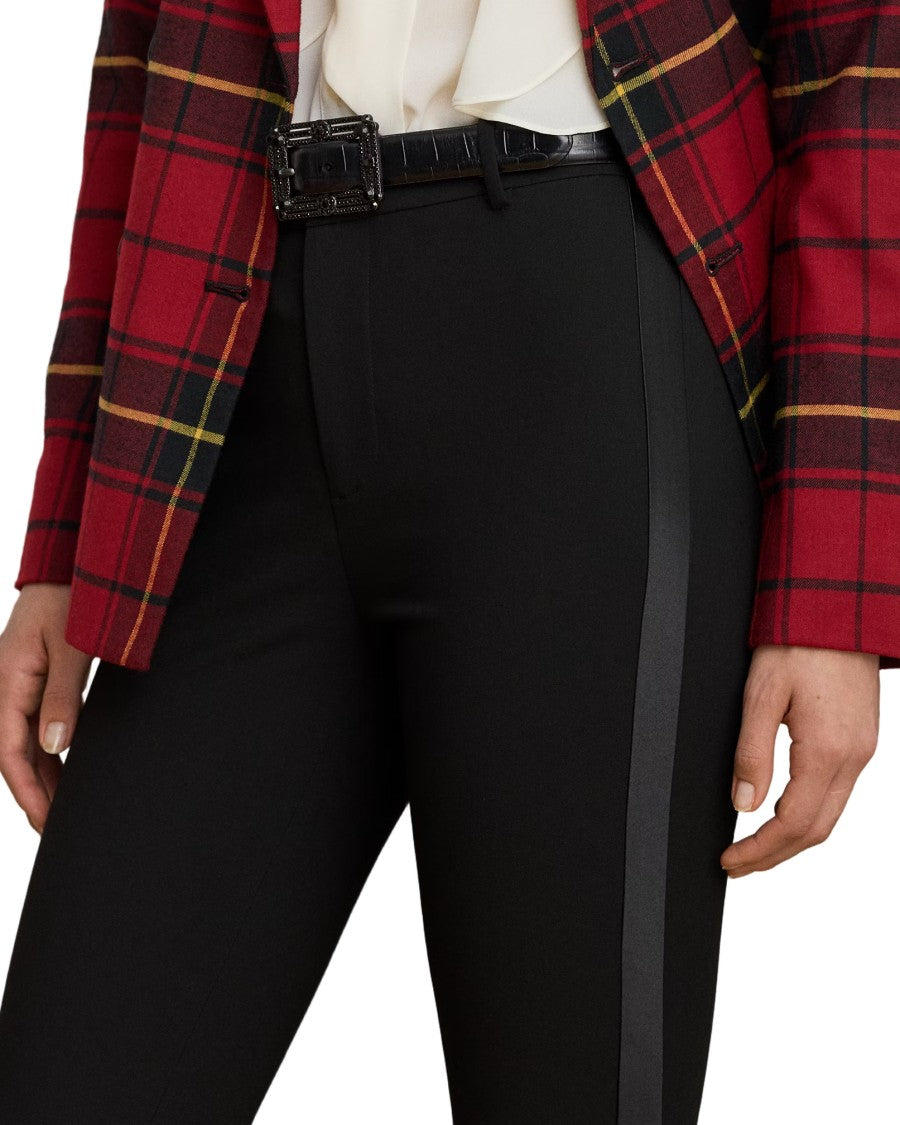 Lauren Ralph Lauren Korette Full-Length Flat-Front Pants With Modern Silhouette
