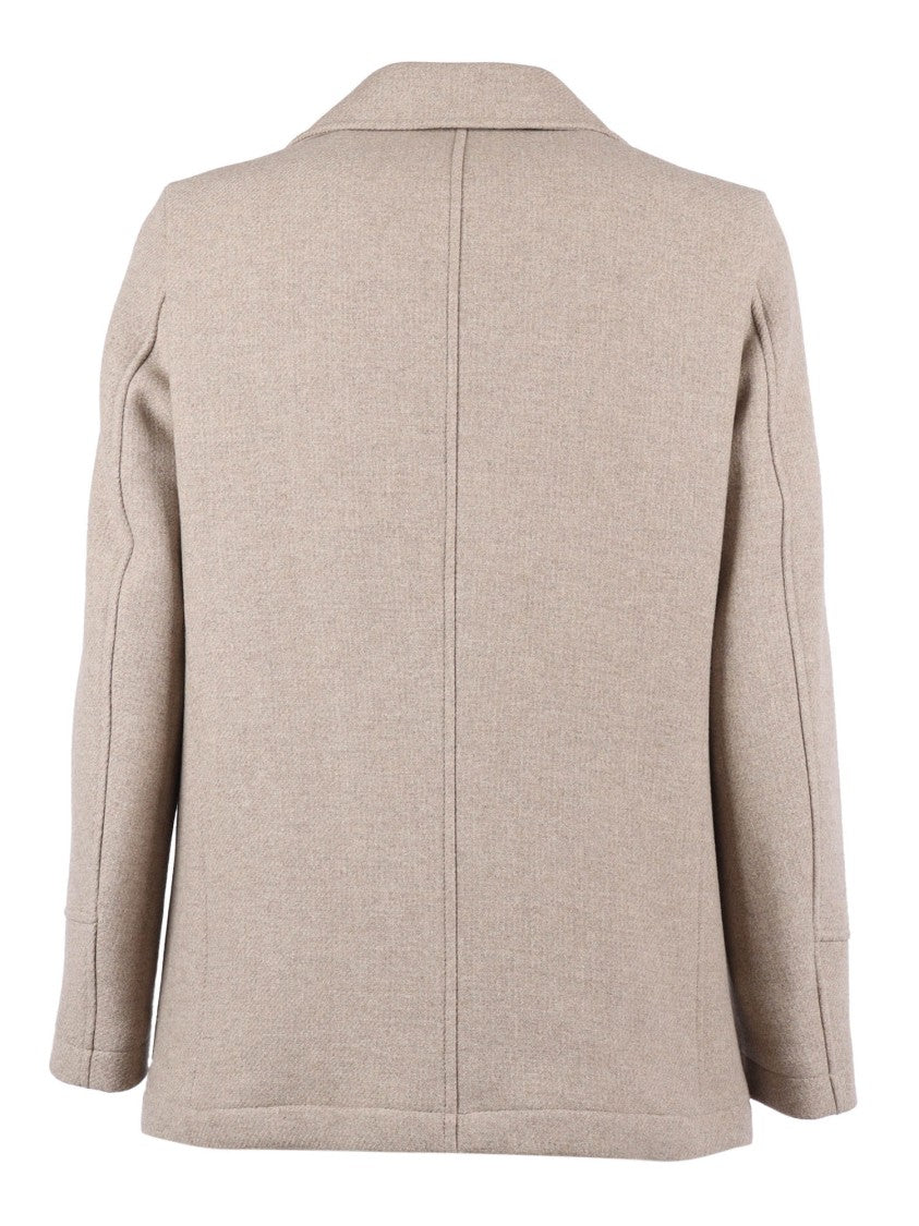 Camplin Island - S Double-Breasted Wool Coat