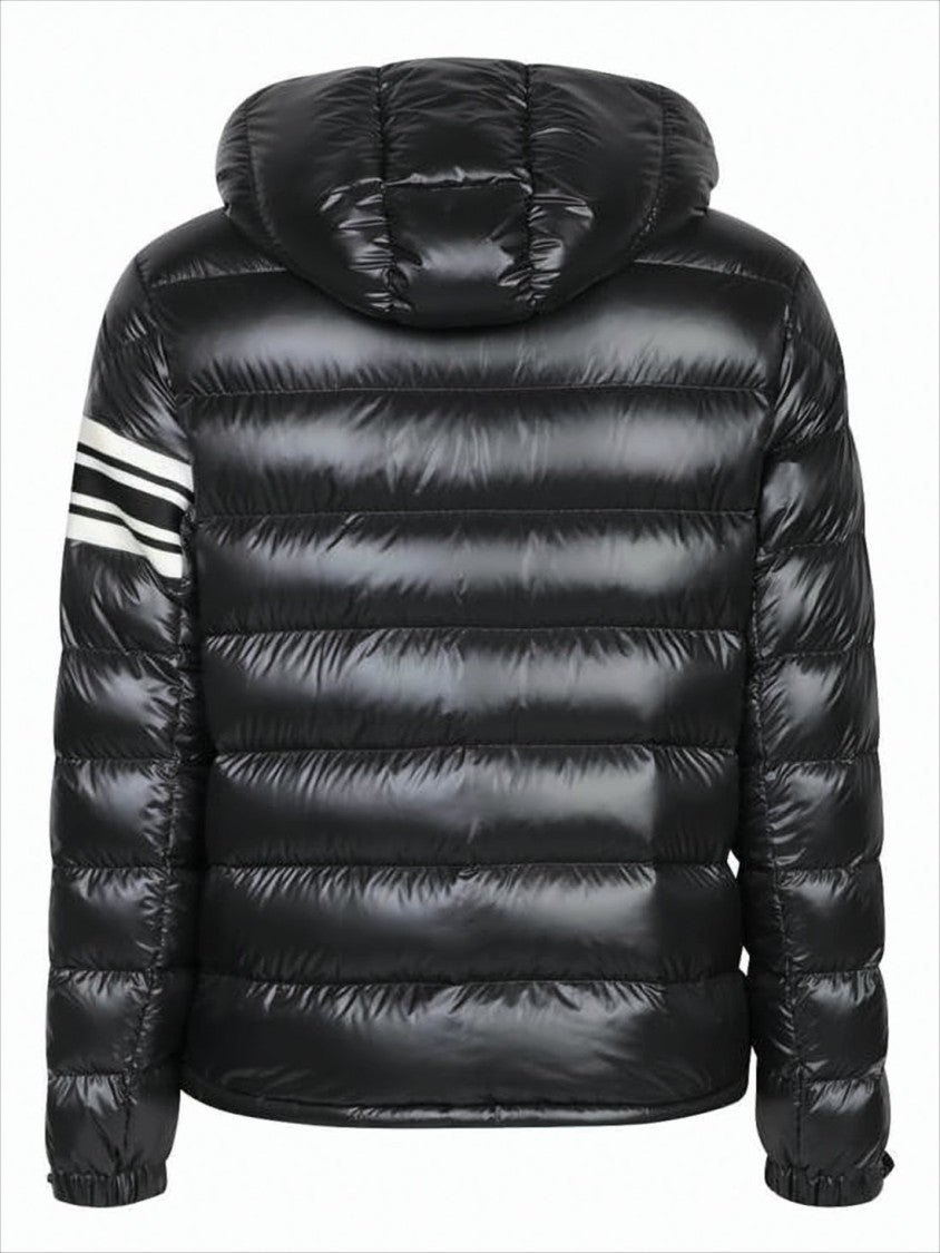 Moncler Quilted Black Puffer Jacket With Hood