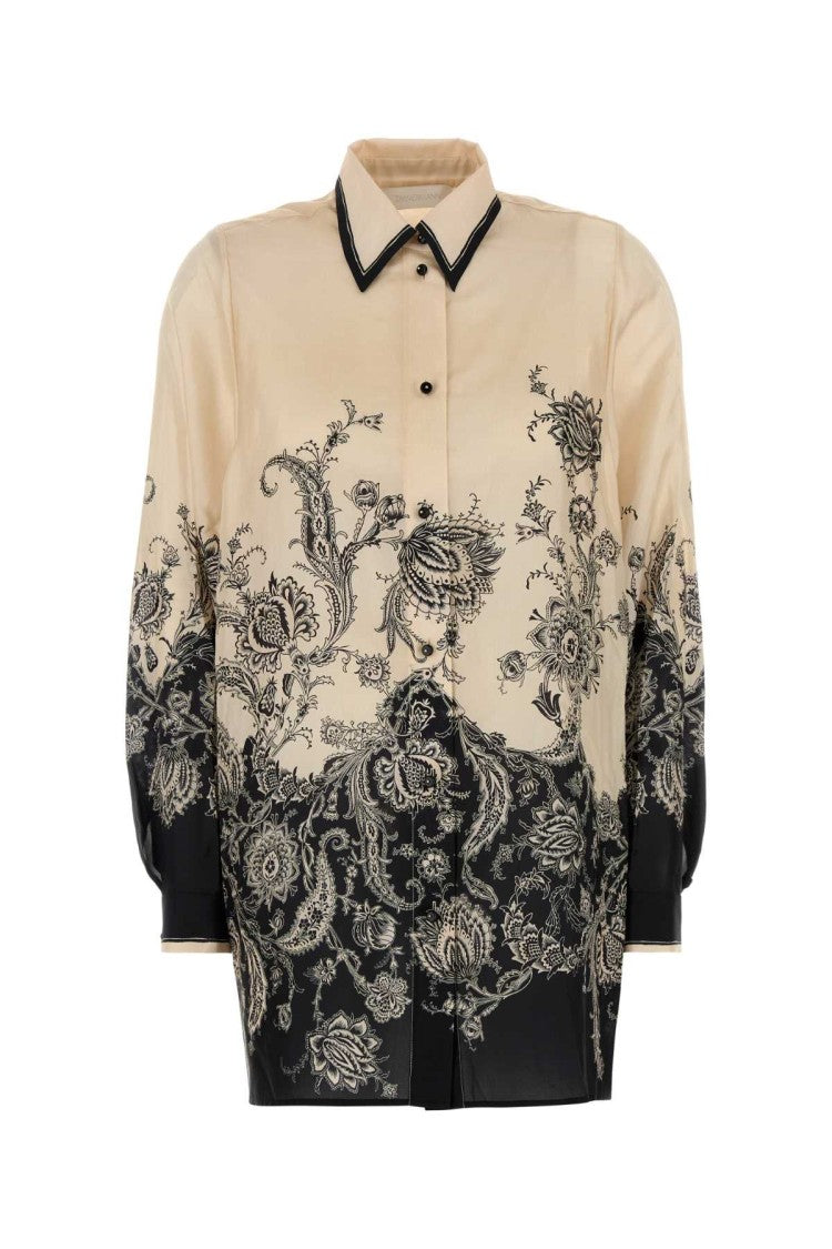 Zimmermann Printed Silk Rhiannon Shirt