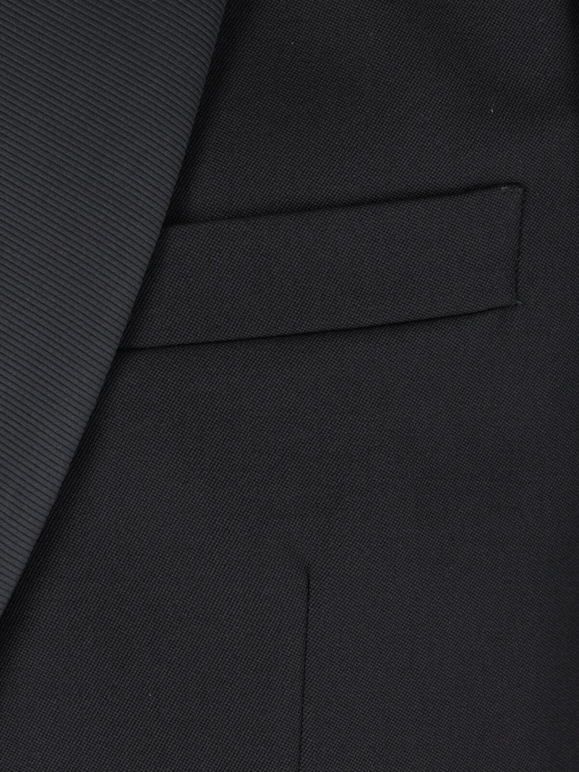 Maison Margiela Black Single-Breasted Virgin Wool Blazer