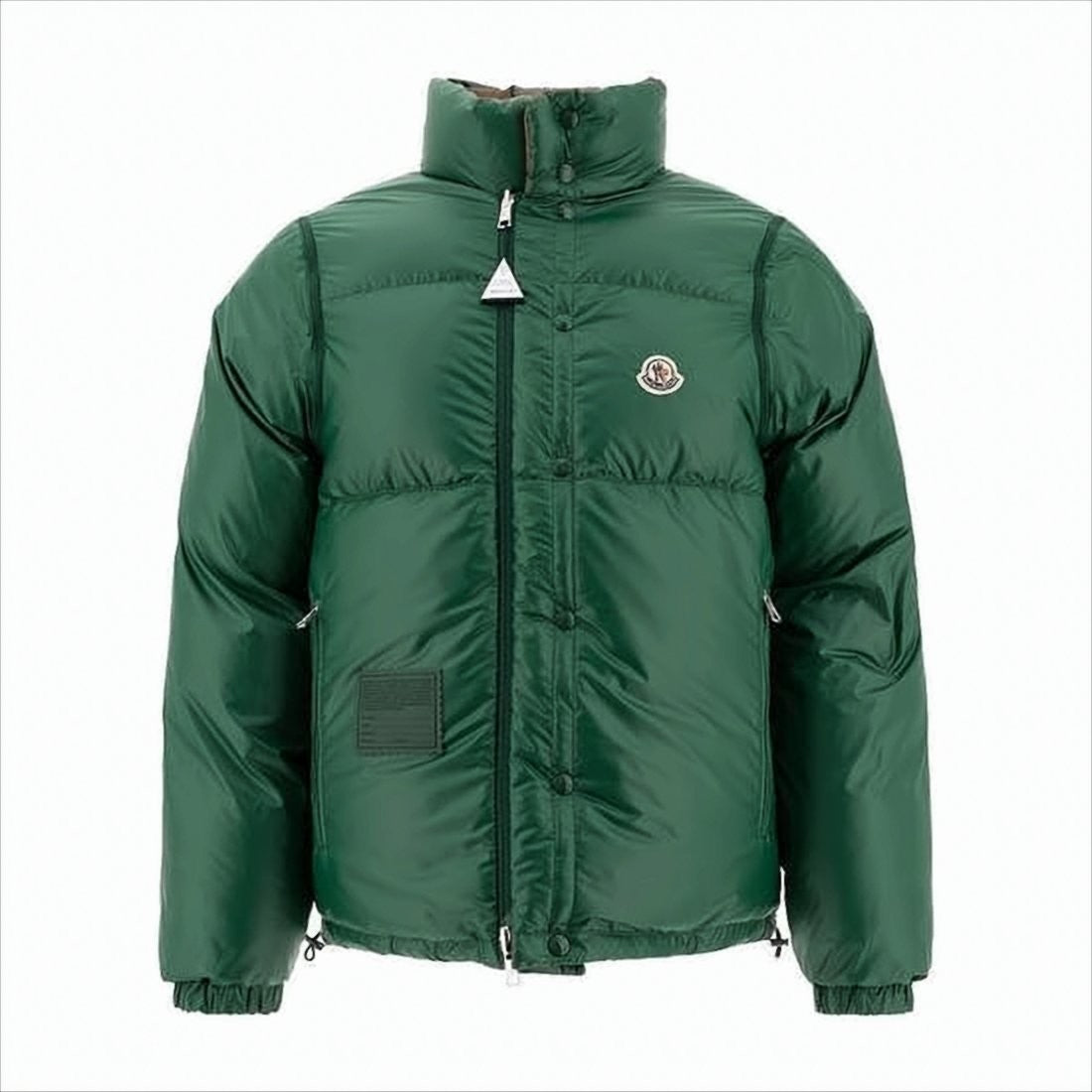Moncler High-Collar Padded Jacket With Front Closure