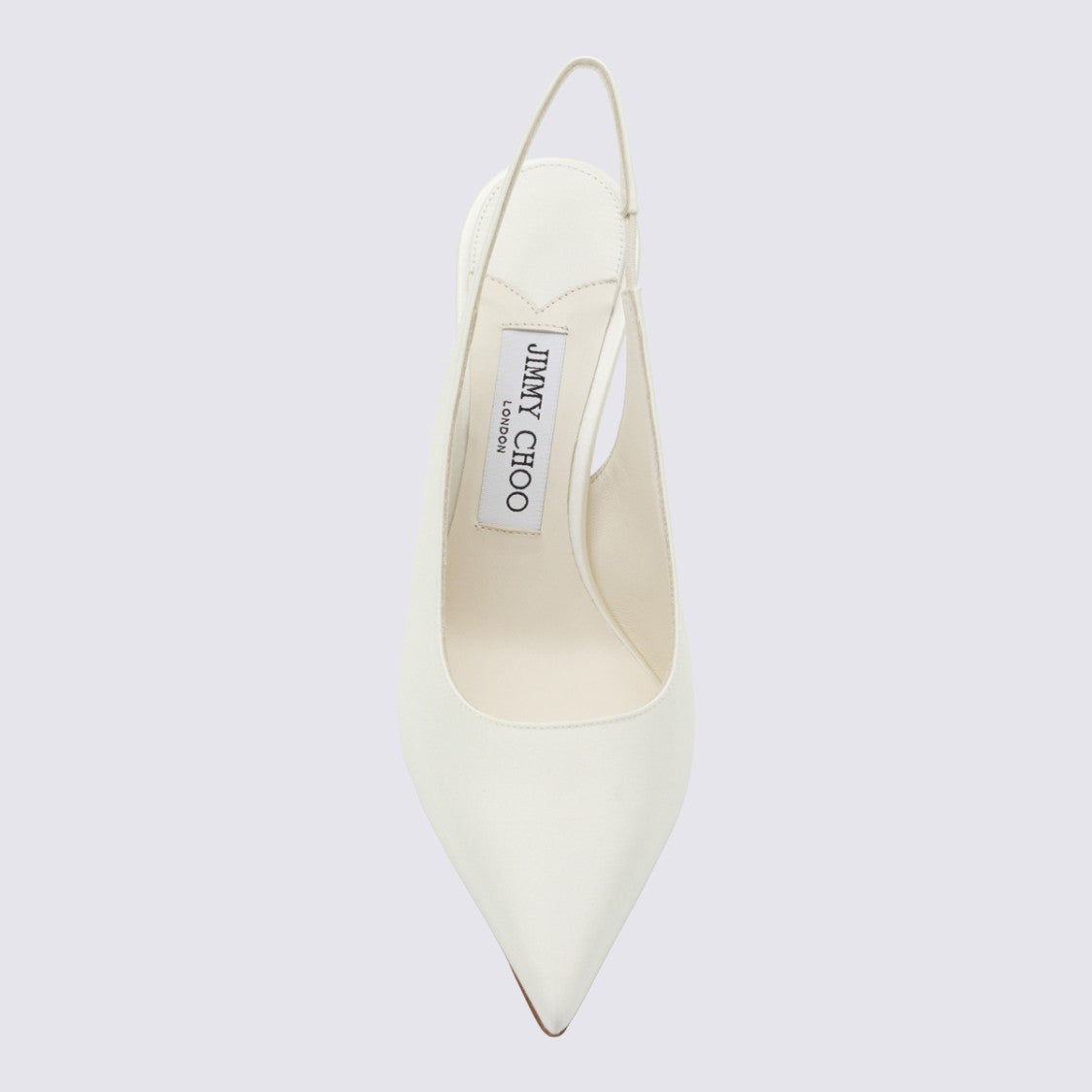 Jimmy Choo Pointed-Toe Slingback Heels With Slim Stiletto