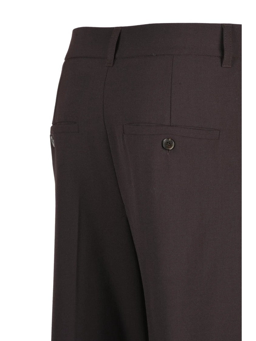 Marella Sport Straight Leg Trousers With Tailored Silhouette And Zip Closure