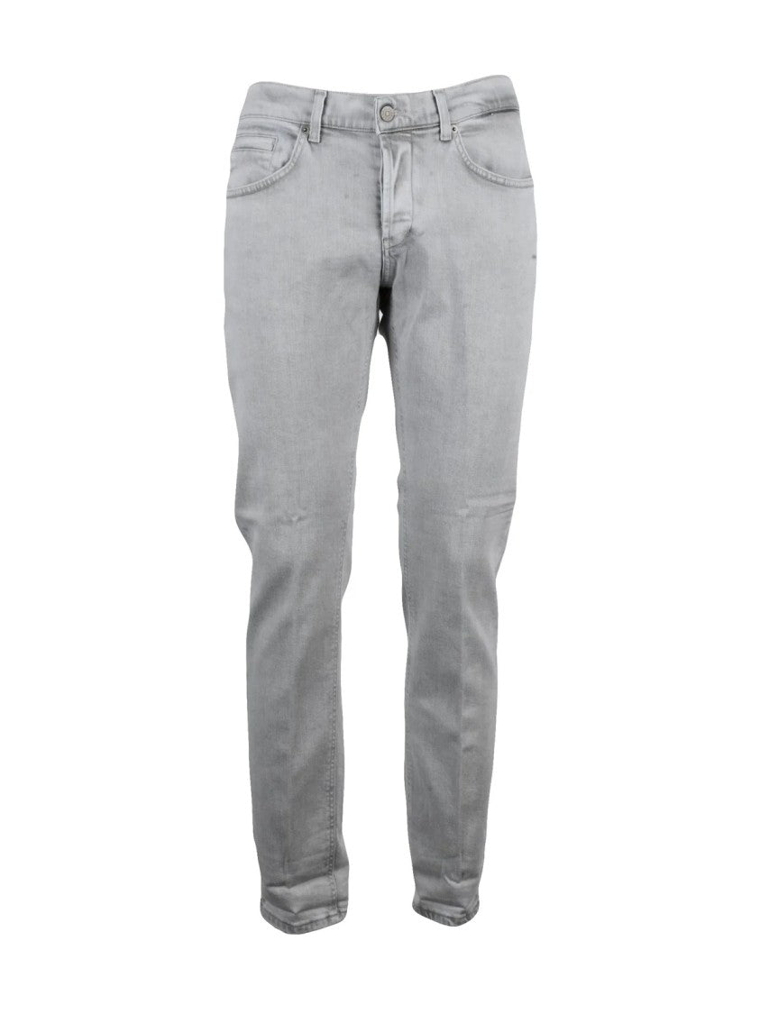 Dondup Light Grey George Skinny-Leg Stretch Jeans