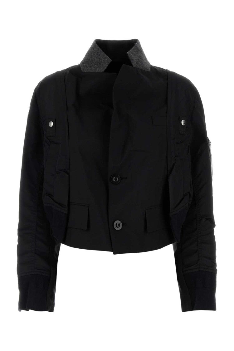 Sacai Black Twill Jacket