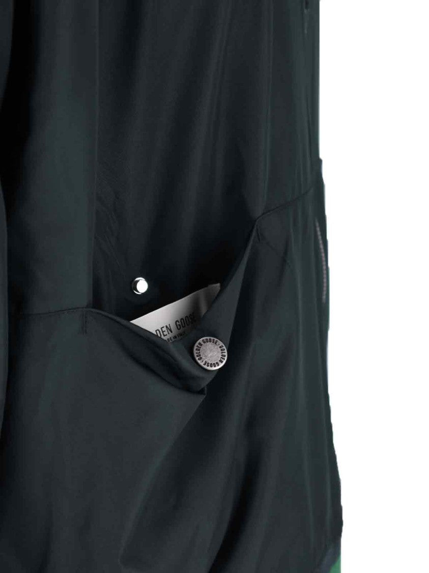 Golden Goose Reversible Zip Hoodie – Green/Blue