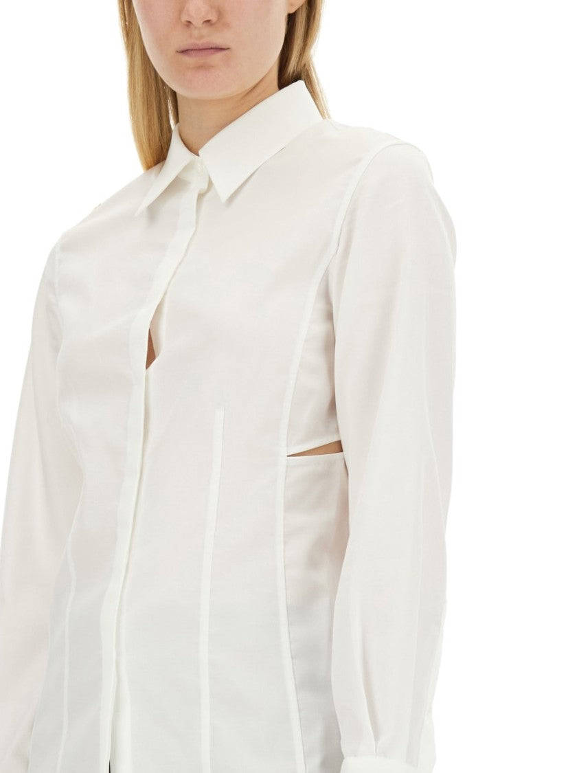 Helmut Lang Tailored White Cotton Shirt