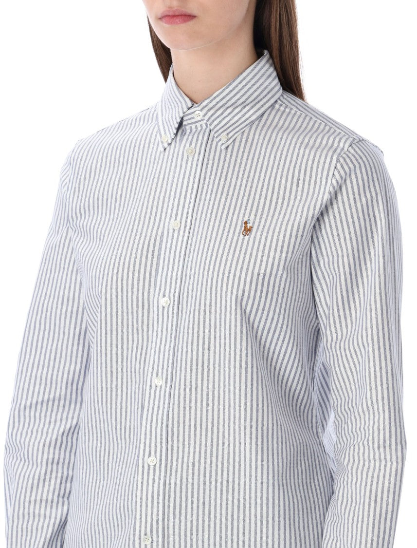 Polo Ralph Lauren Slim-Fit Striped Oxford Shirt