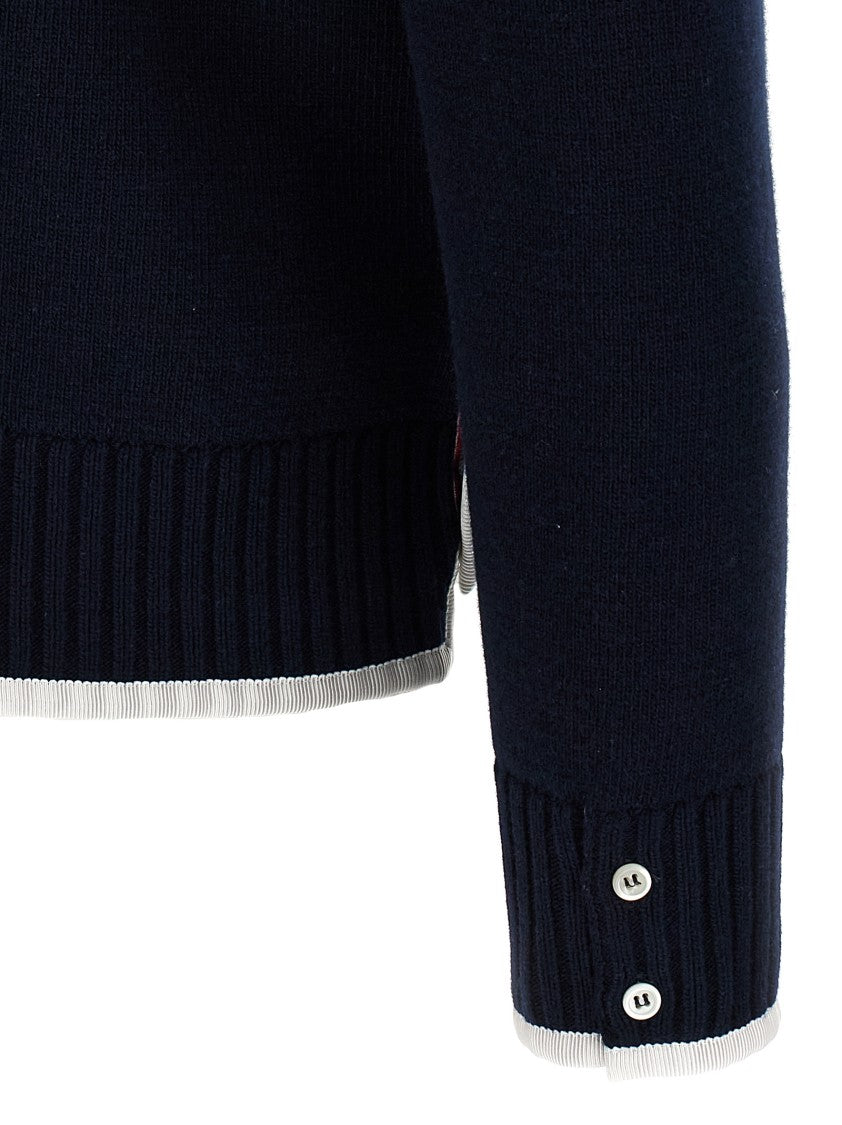 Thom Browne 4-Bar' Wool Cardigan