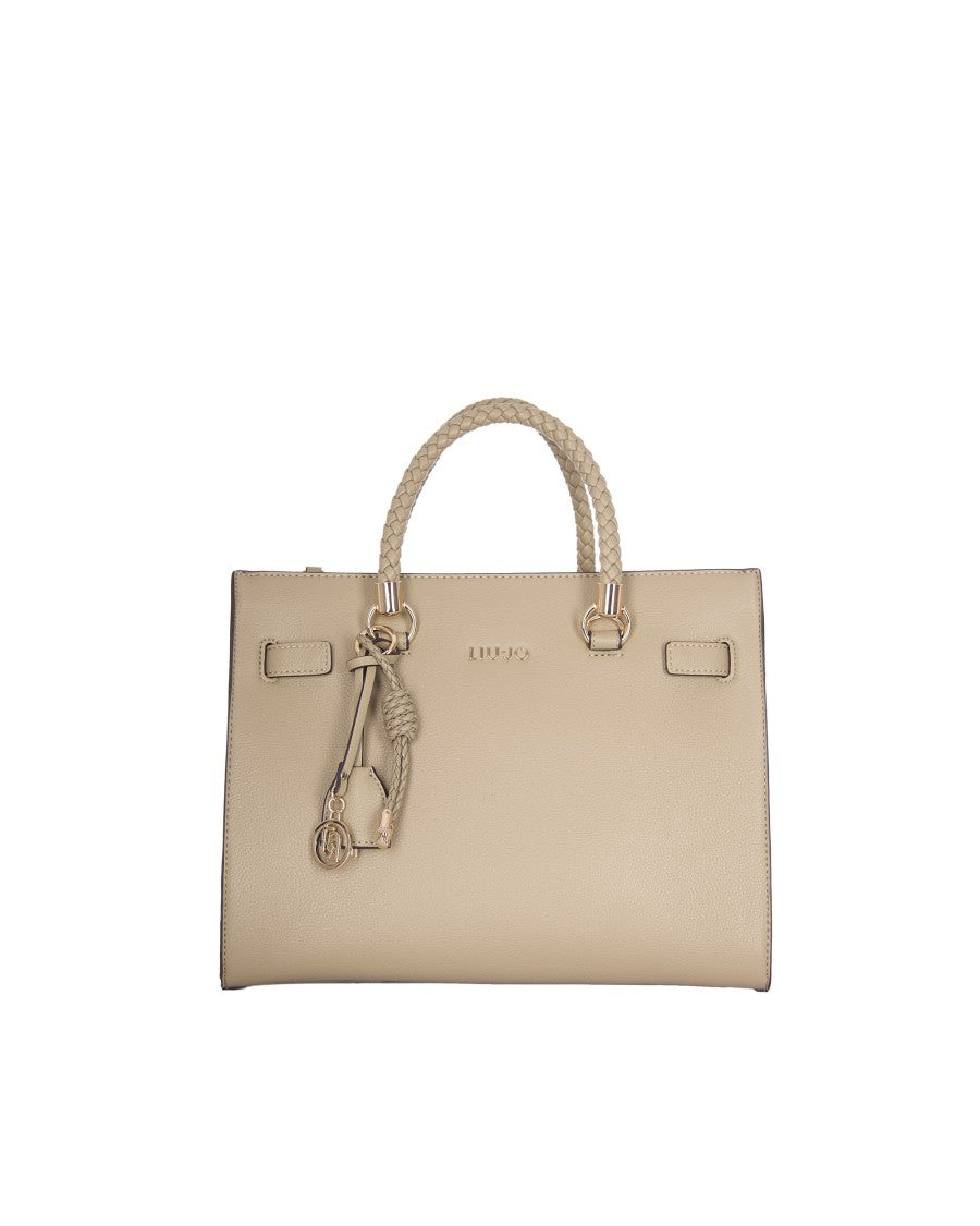 Liu Jo Structured Medium Shoulder Bag In Eco-Friendly Leather