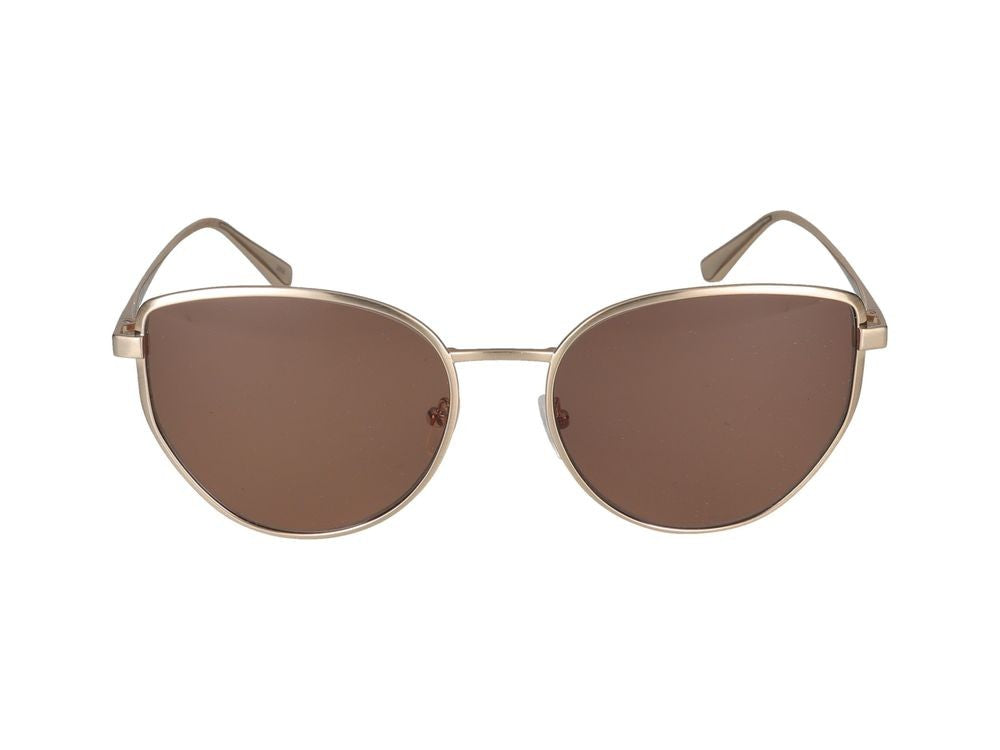 Calvin Klein Yellow Gold Ck22113s Metal Cat-Eye Sunglasses