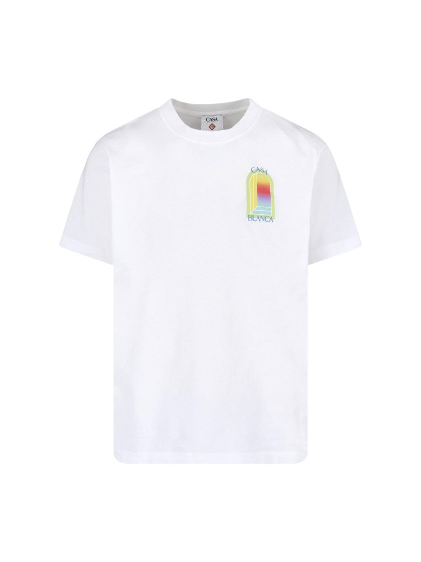 Casablanca White L’Arche T-Shirt