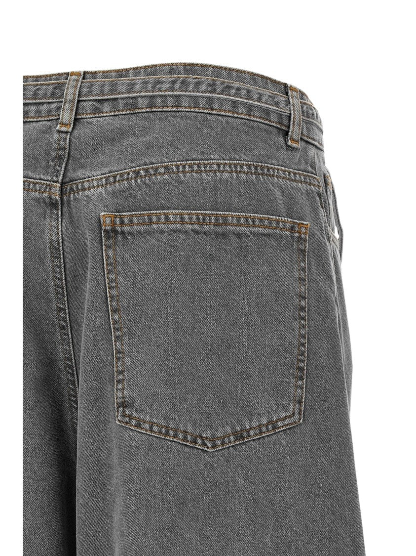 Twin-Set Anthracite Gray Seasonal Fit Belted Denim Jeans