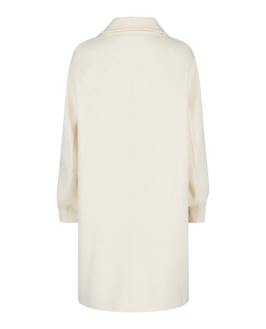 Ferragamo Wool-Blend Lapel Coat