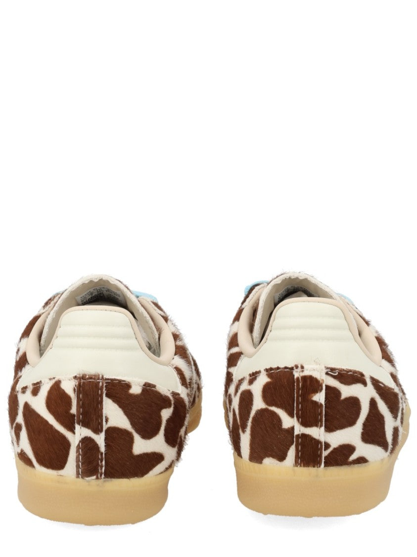 Adidas Originals Multicolor Giraffe Pattern Leather Sneakers