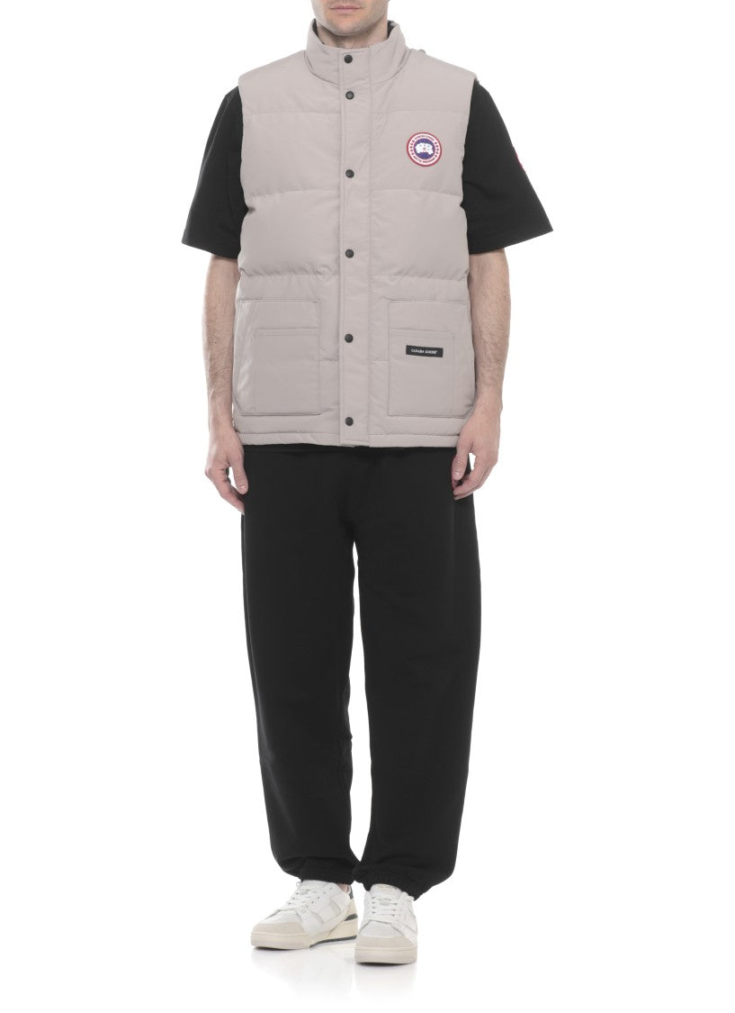 Canada Goose Beige Freestyle Crew Padded Gilet