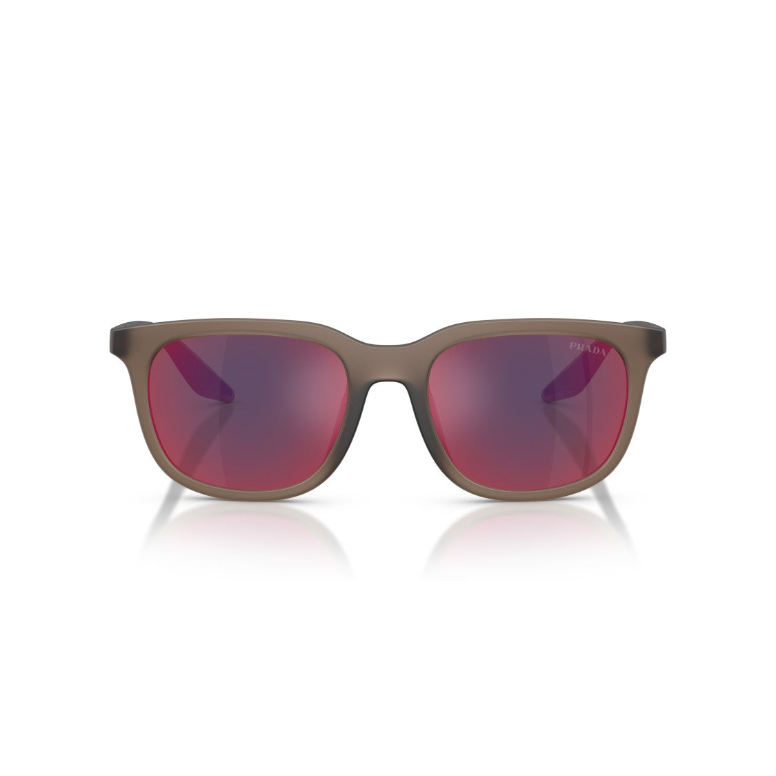 Prada Linea Rossa 0Ps B09su Matte Brown Sunglasses
