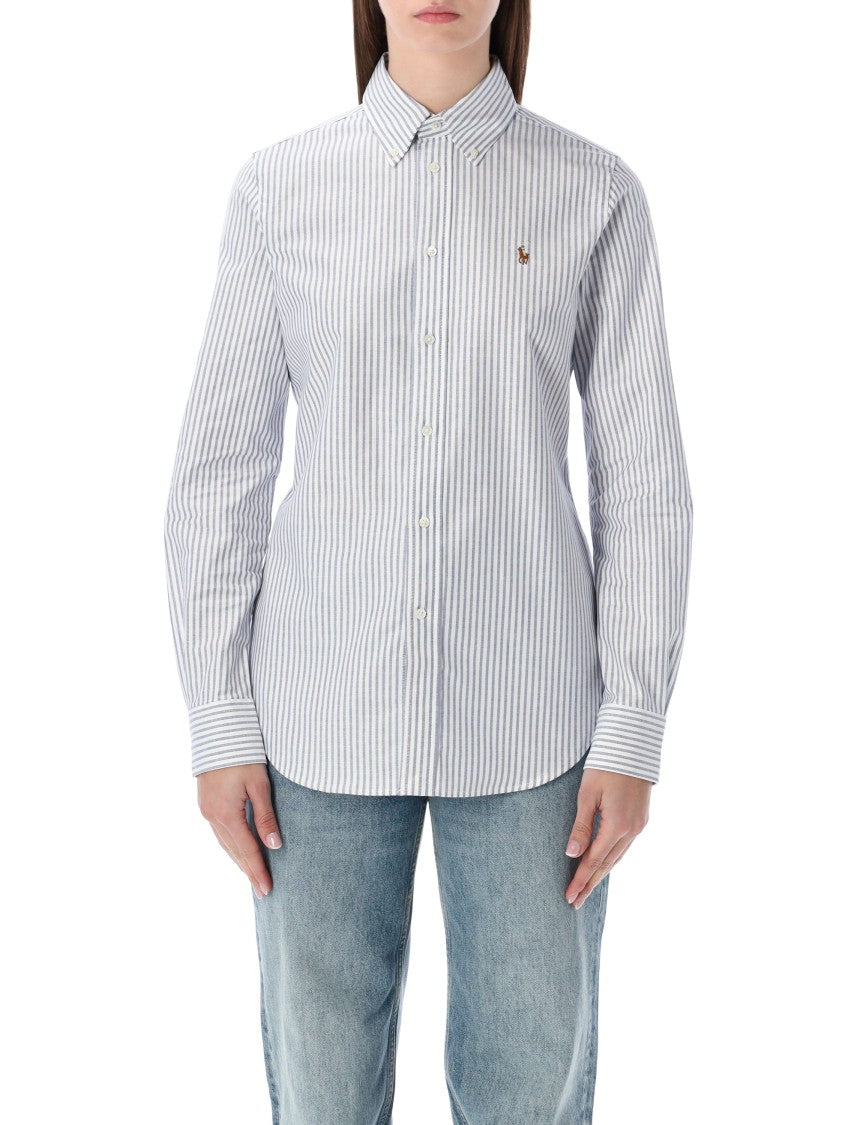 Polo Ralph Lauren Slim-Fit Striped Oxford Shirt