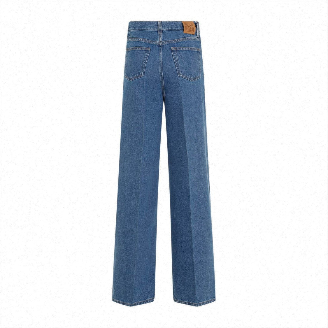 Totême High-Waisted Wide-Leg Denim Pants With Classic Five-Pocket Design