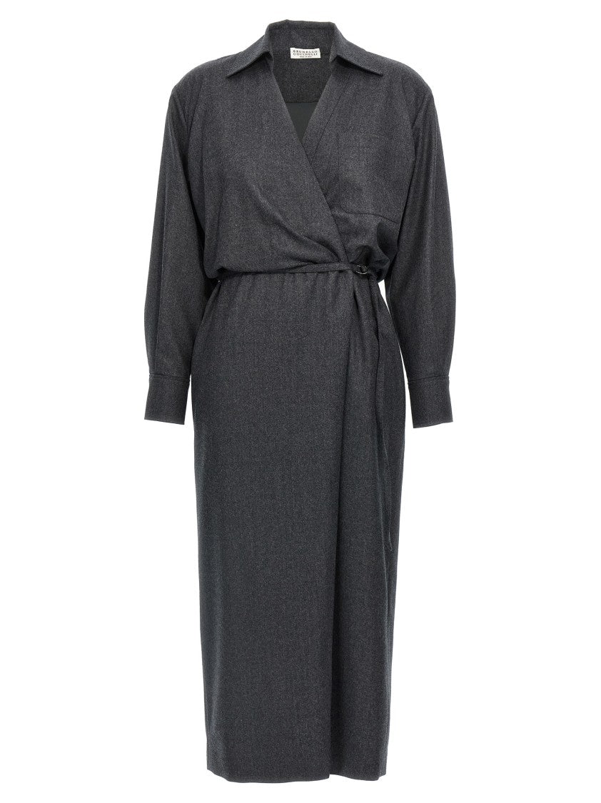 Brunello Cucinelli Wallet Chemisier Dress