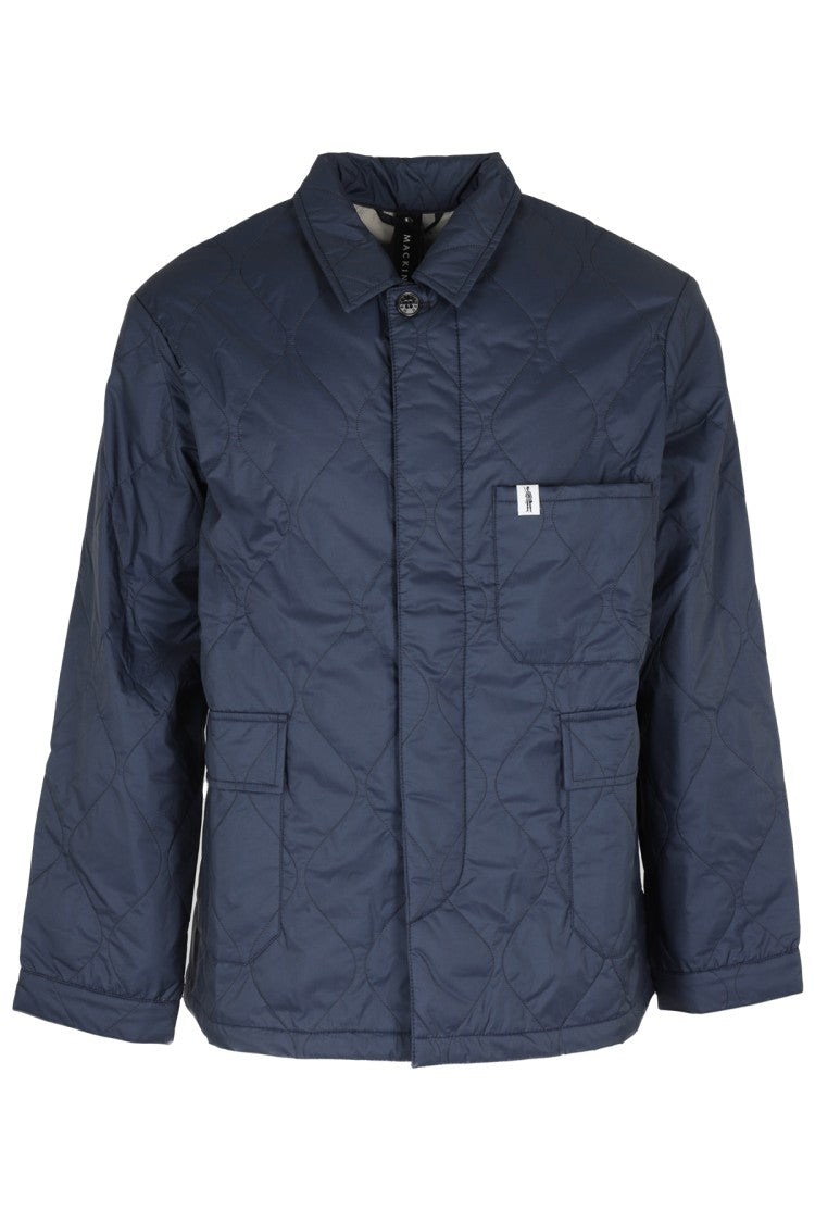 Mackintosh Navy Quilted Chore Jacket