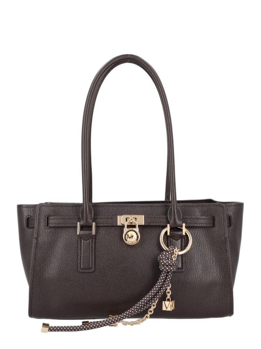 Michael Michael Kors Brown Textured Leather Shoulder Bag