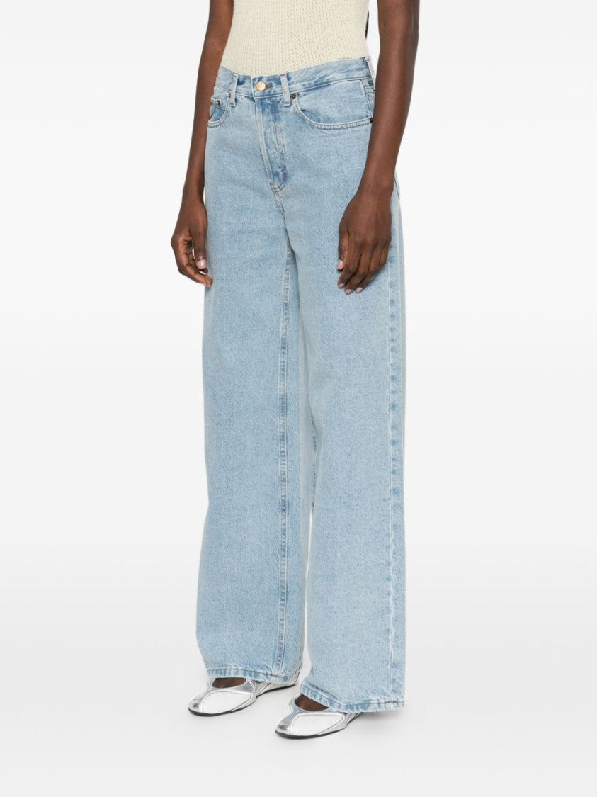Iois Relaxed Wide-Leg Jeans With Classic Five-Pocket Design