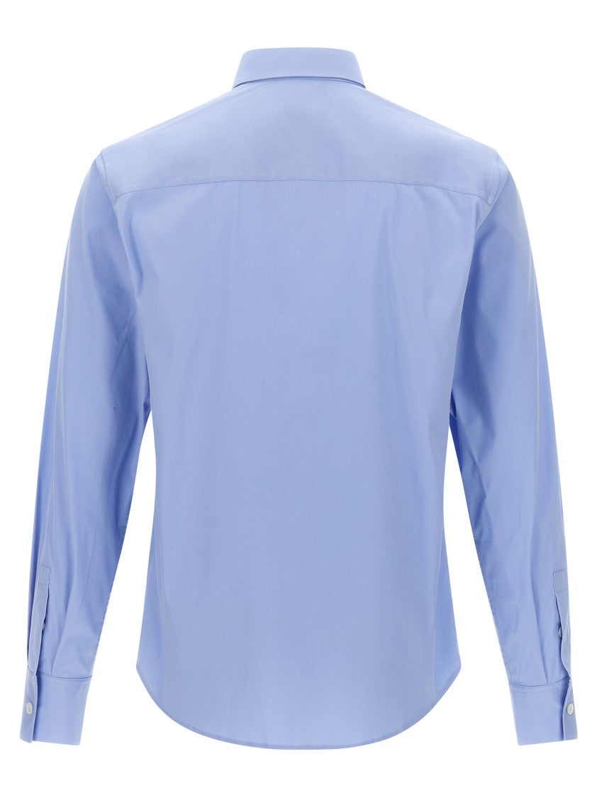 Ferragamo Tailored Stretch Cotton Poplin Shirt