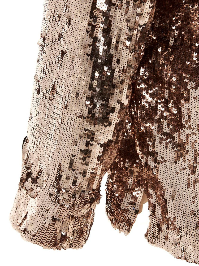 Gucci Silk Shirt With Sequin Embroideries