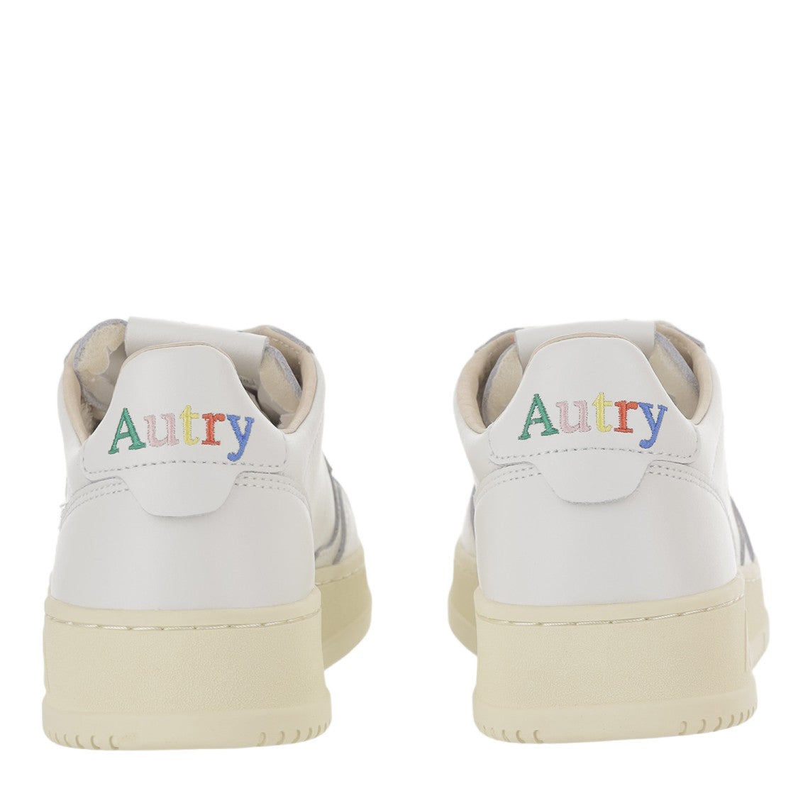 Autry White Medalist Low Leather Sneakers