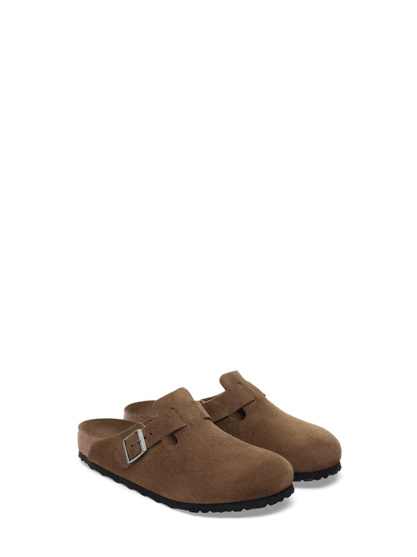 Birkenstock Closed-Toe Slip-On Sandals With Adjustable Buckle