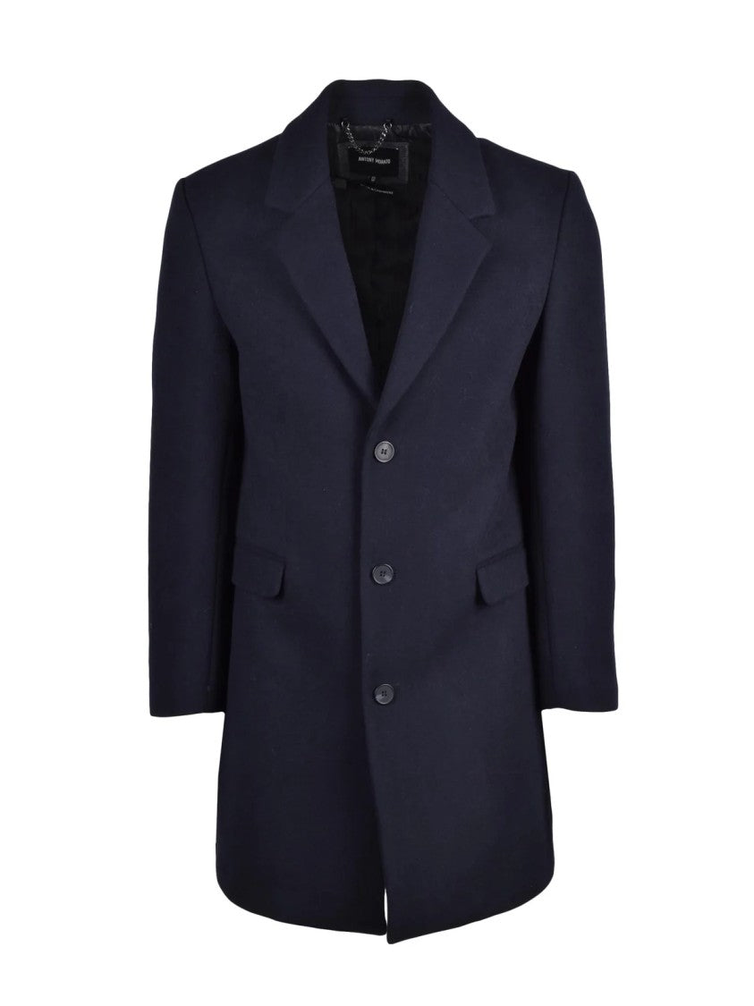 Antony Morato Blue Tailored Coat