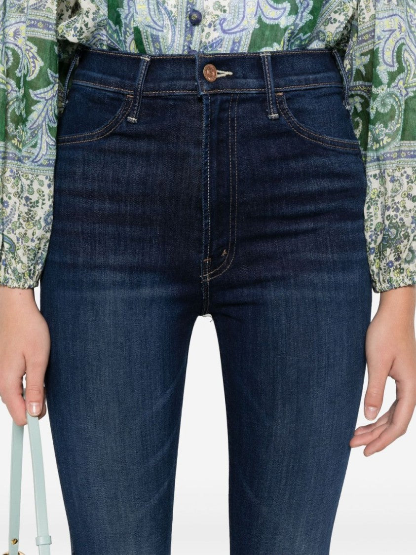 Mother The Hustler Flood Straight-Leg Jeans