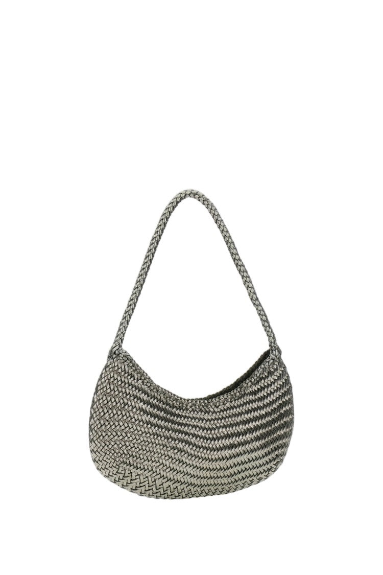 Dragon Diffusion Nova Luna Bag In Silver Buffalo Calf Leather