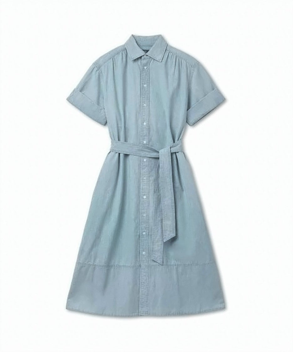 Polo Ralph Lauren Button-Down Midi Dress With Classic Collar