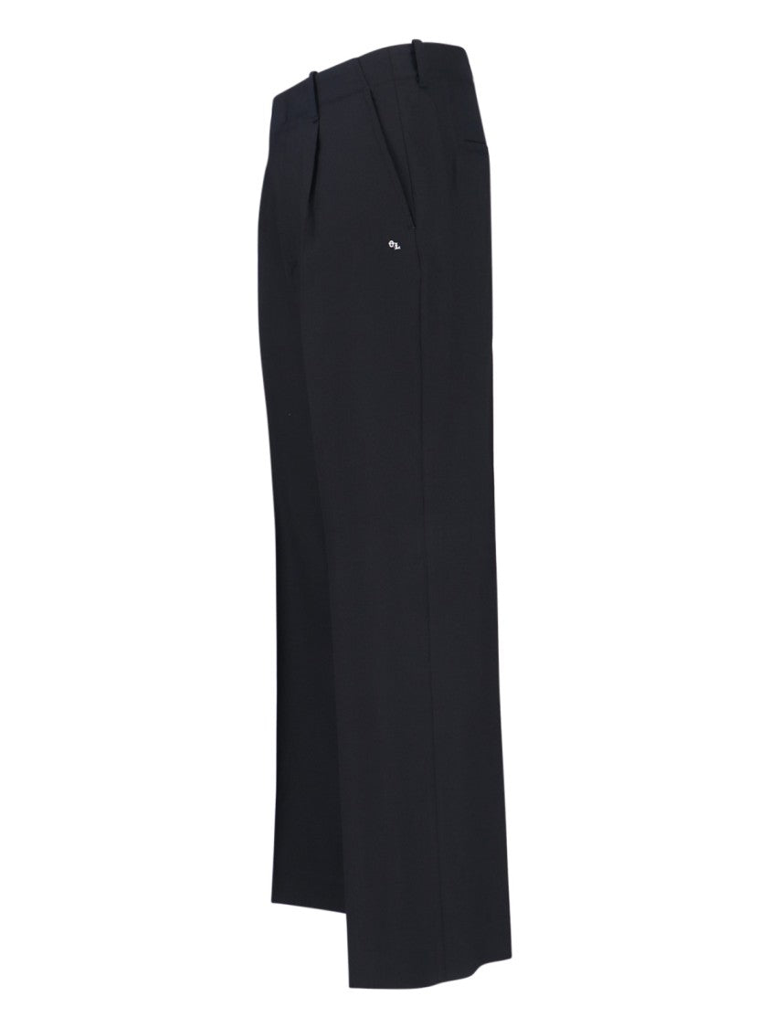 Our Legacy Tailored Black Trousers With Pleated Front And Minimalist Design