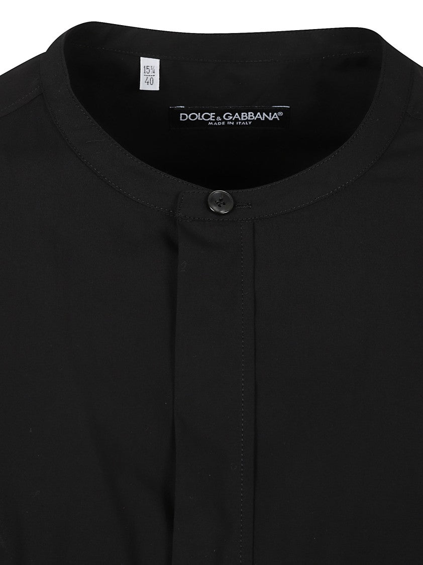 Dolce & Gabbana Tailored Black Dress Shirt