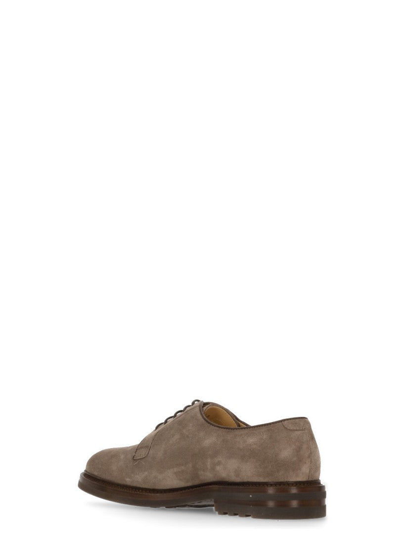 Brunello Cucinelli Suede Leather Lace Up Shoes