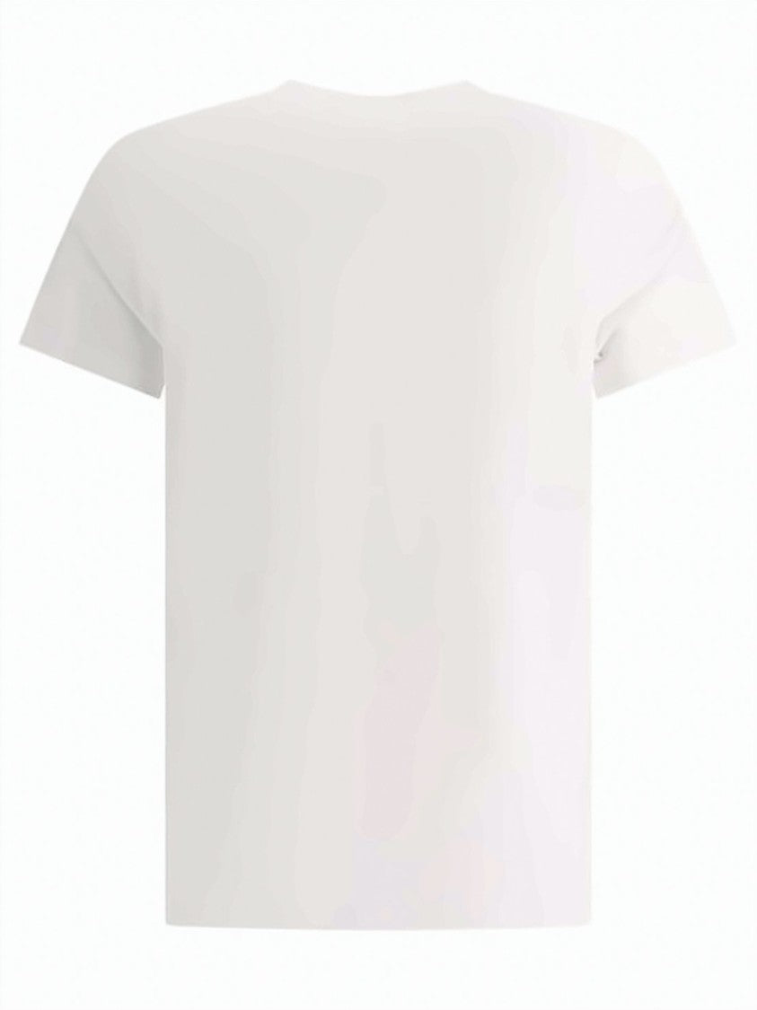 Burberry Short-Sleeve Crew Neck T-Shirt With Embroidered Logo