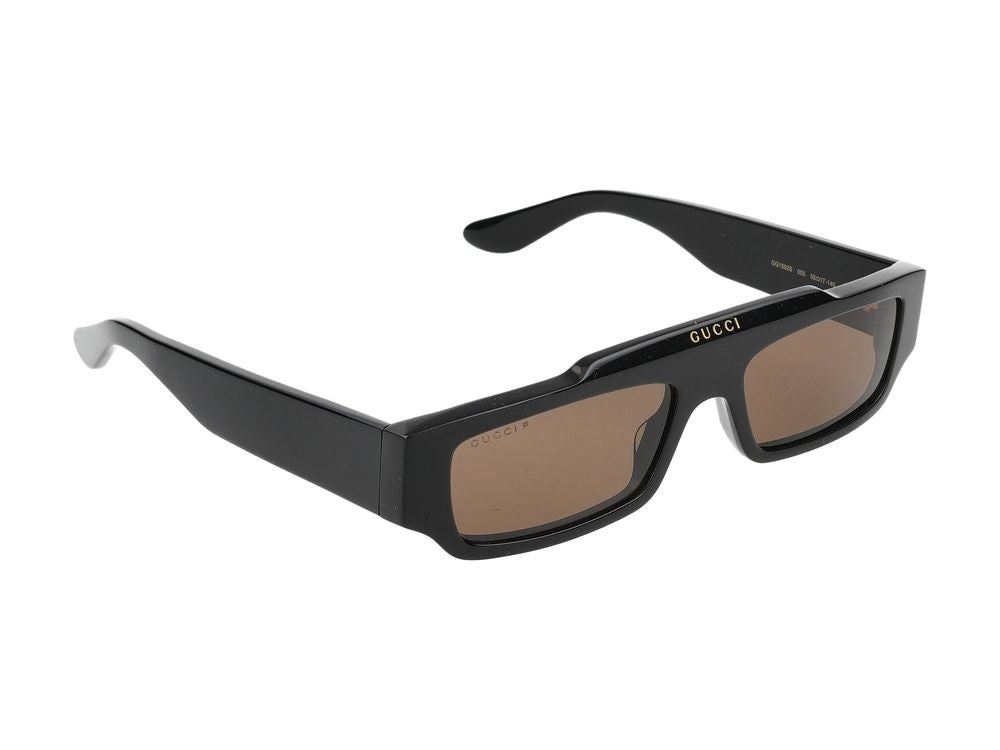 Gucci Sunglasses Gucci Gg1592s 005 Black Black Brown 55/17/145